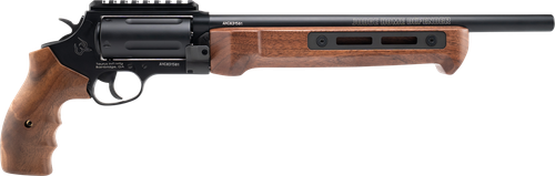 Taurus Judge Home Defender 45 Colt/410 Gauge, 13" Barrel, Matte Black, Wood Grips, Picatinny Rail Rear Sight, 5rd