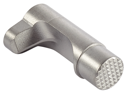 Wilson Combat Bullet Proof Magazine Release Tactical 1911 Silver Steel Handgun
