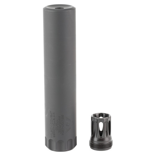 Wilson Combat Quell Ultralight, Suppressor, 9mm, Titanium Construction, Armor Tuff Black, Includes K-Mount Muzzle Device, Storage Case