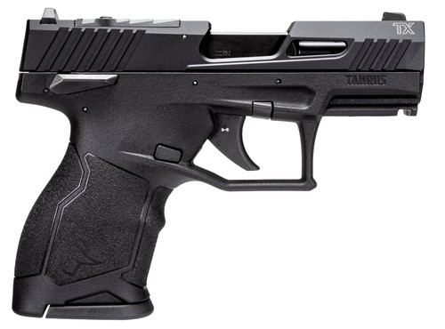 Taurus TX22 22 LR , 3.6" Black Threaded Barrel, Black Serrated Slide, Black Polymer Frame Picatinny Rail, 5x13rd Mags