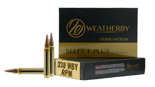 Weatherby Select Plus 338WBY RPM 185gr TTSX Boat Tail 20rd Box