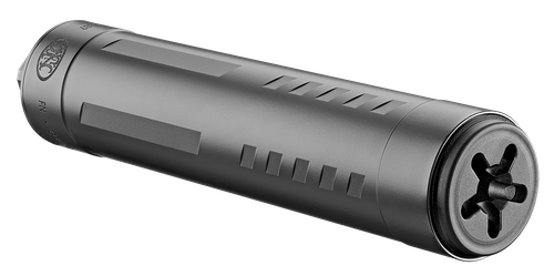 FN Catch 22 Ti, Suppressor, 22 LR/17HMR/22MAG, Cerakote Black, Titanium/Stainless Steel/Aluminum Construction, 1/2X28 Threaded Mount, Includes Assembly Tool