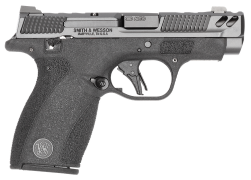 Smith & Wesson Bodyguard 2.0 Carry Comp *CA Compliant Micro 380 ACP 10+1 3.10" PowerPort Barrel, Gray Slide, Black Frame, Textured Grip