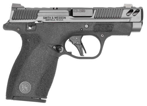 Smith & Wesson Bodyguard 2.0 Carry Comp *CA Compliant Micro 380 ACP 10+1 3.10" PowerPort Barrel, Gray Slide, Black Frame, Textured Grip