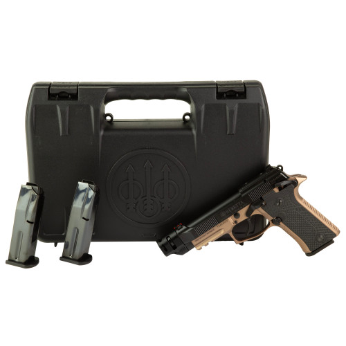 Beretta 80X Cheetah Tactical Urban 380 ACP,4.40" Threaded Barrel, Optic Ready/Serrated Slide, Steel Frame Picatinny Rail, Vertec Grip, 10rd