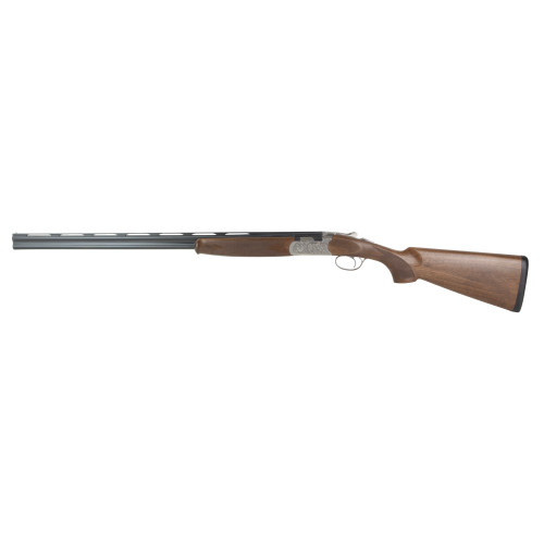 Beretta 686 Silver Pigeon I, Over/Under, 410 Ga, 3" Chambers, 28" Barrels, Engraved Receiver, Silver, Wood Stock, 5 Choke Tubes-F,IM,M,IC,C, Optima Choke HP Chokes, 2rd