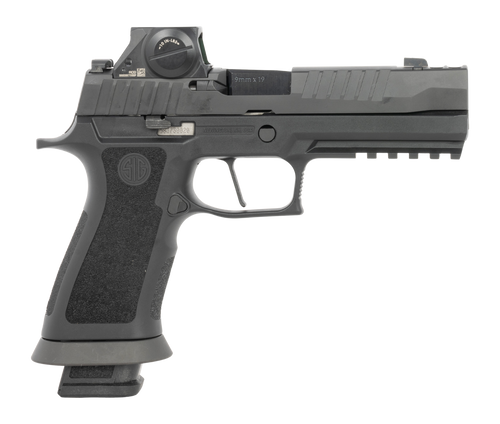 Sig P320 M.O.D. 9mm 21rd,3.9" Black Barrel, Matte Black, Ported/Serrated Optic Slide, Black Stainless Steel Frame Picatinny Rail ,M.O.D. X F