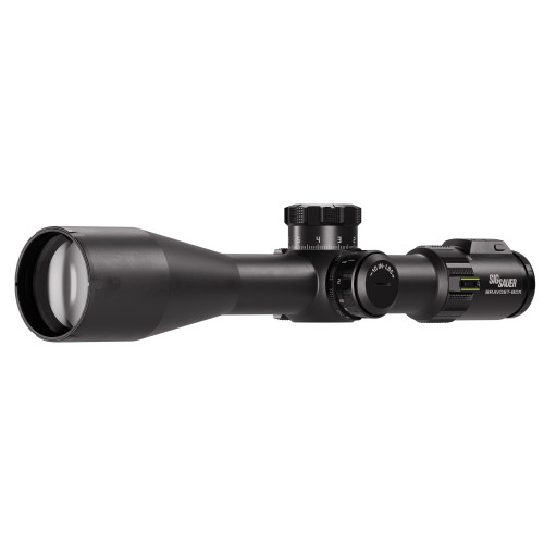 Sig Sauer Bravo6 TBDX 5-30X56mm, 1st Focal Plane, MRAD 2.0 Illuminated Milling Reticle, Side Focus, 35mm, Matte Black, Includes ALPHA5 Mount with LRF Diving Board