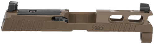 Sig Sauer OEM Replacement 9mm for P320 (3.90" Barrel), Pro-Cuts, Optics Cut, Coyote Brown Stainless Steel, XRAY3 Sights