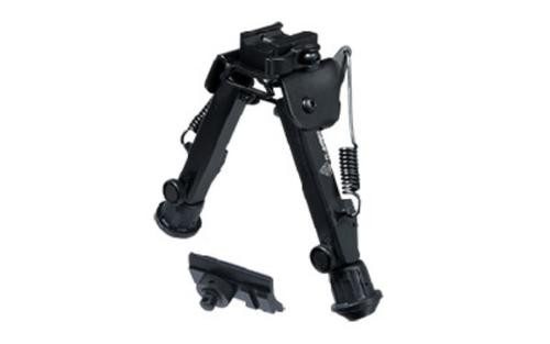 UTG Super Duty Bipod, Fits Picatinny or Weaver Rail, 6" - 8.5", with QD Lever Mount, Black