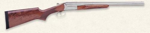 Stoeger Coach Gun SxS 12 Ga, 20" Barrel, AA-Grade Gloss Walnut, Polished Nickel