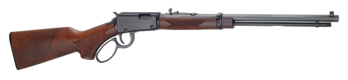Henry H1 Western Frontier 22 WMR, 20" Barrel, Octagon Blued, American Walnut Stock, Checkered Grip, Adjustable Semi-Buckhorn Rear Sight with Diamond Insert, Brass Bead Front Sight, 13rd