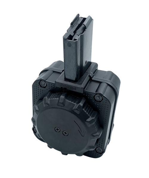 ProMag Drum Magazine, Mini-14 223 Remington/5.56mm, 65rd, Fits Ruger Mini-14, Steel/Polymer Construction, Black