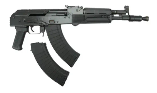 Pioneer Arms Micro Hellpup Classic AK Pistol 7.62x39mm, 7" Threaded Barrel, CORE Wood, 30 Rd Mag