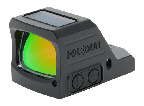 Holosun 407C X3, Red Dot, Open Sight, 2 MOA Dot, 1X Magnification, RMR Footprint, Anodized Finish, Black