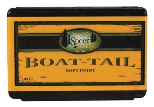 Speer Rifle Bullets Boat Tail 7mm .284 145 Gr, Spitzer, Boat Tail, Soft Point, 100/Box