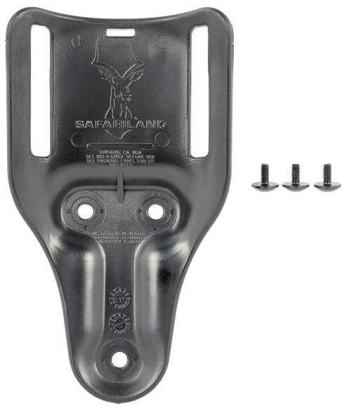Safariland Model 6070UBL Mid-Ride Universal Belt Loop, Plain Black, 2.25" Belt Width.