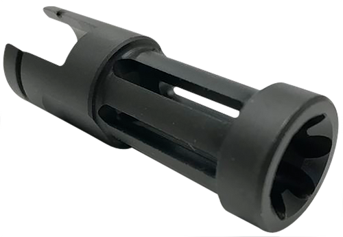 Samson 04-06062-03 Flash Hider Black Oxide Stainless Steel with 2.50" OAL & .860" Diameter for Ruger 10/22