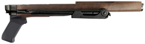 Samson 10-00001-03 A-TM Folding Stock Black Oxide Steel & Walnut Finish with Black Polymer Grip for Ruger Mini-14, Ruger Mini Thirty Right Hand (Rifle Parts NOT Included)