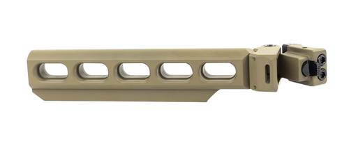 Samson B.R.E., Bufferless Receiver Extension, Folding Receiver Extension, Fits Picatinny, Matte Flat Dark Earth, No Stock Included