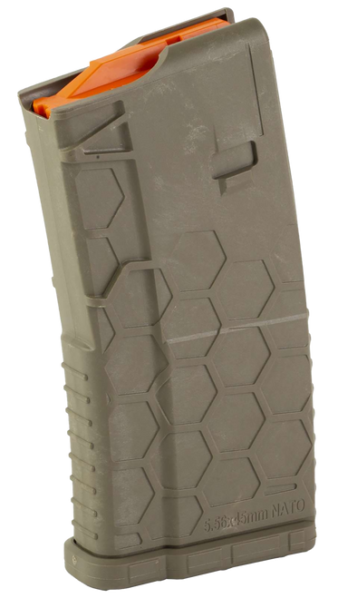 Hexmag Magazine 223 Rem/556 NATO, 10 Rounds, Fits AR Pattern Rifles, Polymer, Flat Dark Earth
