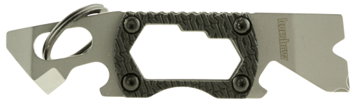 Kershaw PT-2 Silver 3CR13 Steel Bead Blasted Fixed 3.25" Long 3CR13 Steel Bead Blasted FRN Black K Texture Handle