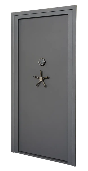 SnapSafe Vault Door Premium Dark Gray 81" High 12 Ga Steel
