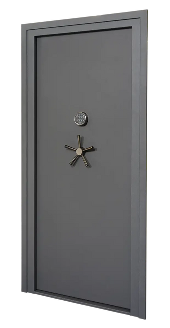 SnapSafe Vault Door Premium Dark Gray 81" High 12 Ga Steel