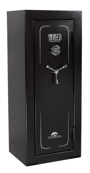 Sports Afield Express Graphite Satin Metallic Powder Coat, Holds 24 + 4, Freight Quote Required