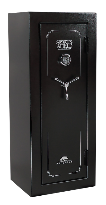 Sports Afield Express Graphite Satin Metallic Powder Coat, Holds 24 + 4, Freight Quote Required