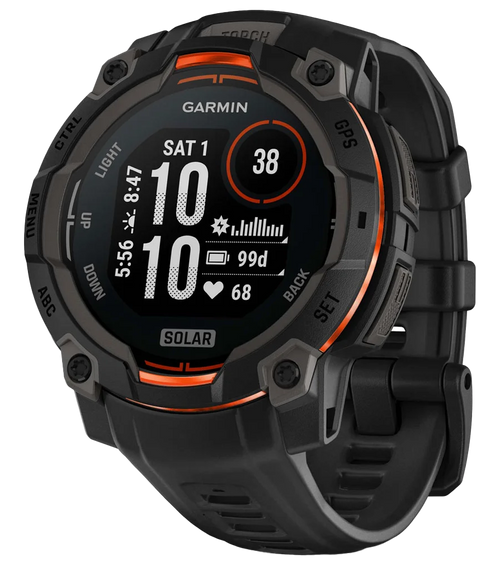 Garmin 010-02934-00 Instinct 3 45mm Solar Black/char