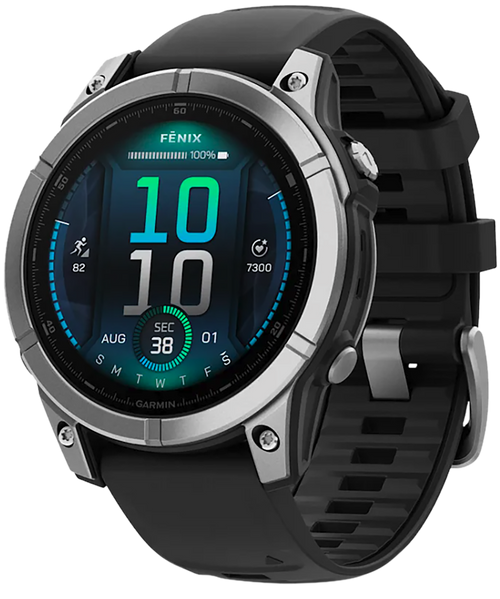 Garmin 010-03025-02 Fenix E-47 Mm Amoled Ss/blk