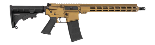 Andro Corp ACI-15 Bravo 5.56mm 30rd,16" Black Nitride Threaded Barrel, Burnt Bronze Aluminum Receiver Picatinny Rail, M-Lok Handguard, M4 Black Polymer Stock, Black Polymer G
