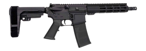 Andro Corp ACI-15 Halo 5.56mm 30rd,10.30" Black Nitride Threaded Barrel, Black Anodized Aluminum Receiver Picatinny Rail, M-Lok Handguard, Black Polymer SBA3 Brace, A2