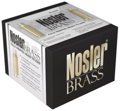 Nosler Unprimed Brass Cases .375 H&H Magnum 25/Box