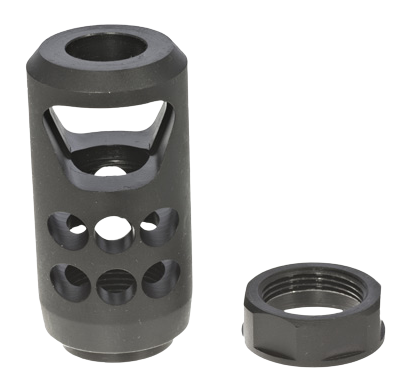 Glenfield Hybrid Muzzle Brake, 450 BM, Oxide Finish,Black, 11/16X24 Thread Pitch