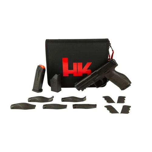 HK VP9 A1 9mm Luger 10+1 4.53" Barrel, Optic Ready, Black Frame w/Picatinny Rail, Interchangeable Backstrap Grip, Ambidextrous