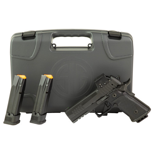 Sig P211 GT4 RXSL Romeo X Pro 9mm, 4.2" Bull Barrel, Nitron Black, G10 Grips, Optic Ready, SIG-LOC PRO, XRAY3 Sights, 2x21rd, 1x17rd Mags, Case
