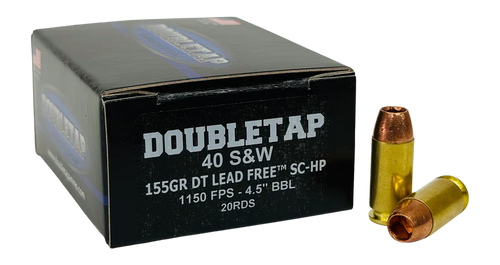 Double Tap 40SW 155 LF Sc-hp, 20rd Box