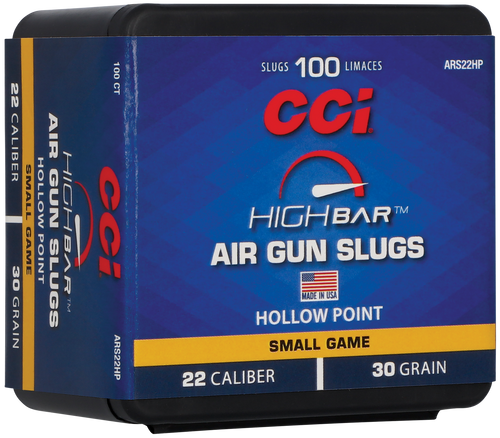 CCI High Bar Air Gun Slug 22Cal 30gr Hollow Point 100 Per Box/5 Case