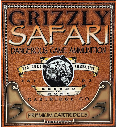 Grizzly Ammo 416 Rigby 400gr Solid Brass, 5rd Box