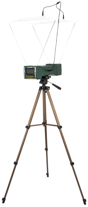 Caldwell Precision Chrono Kit, Chronograph, Bluetooth Enabled, Extra Wide Sun Screen, Green, Includes 2 Sun Screens, Carry Case, Tripod, and Light Kit
