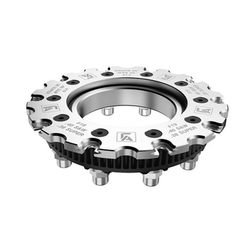Frankford Arsenal Shell Plate #19, 40 Smith & Wesson/38 Super/10MM, Fits X-10 Progressive Press, Stainless Steel