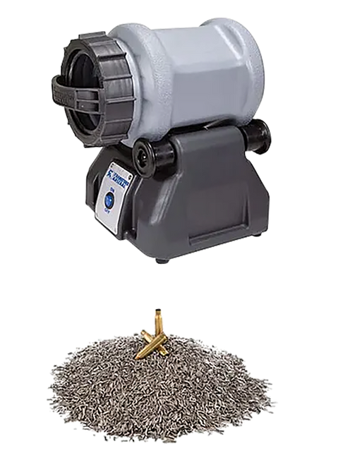 Frankford Arsenal Tumbler Pro Kit, Inlcudes Rotary Tumbler Lite, Wet/Dry Media Separator, Brass Dryer, and 2 Lbs of Stainless Steel Media