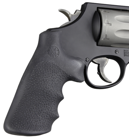 Hogue Conversion Grip  Grip  Finger Grooves Black Overmolded Rubber Fits S&W K/L/N/X/Z Frame