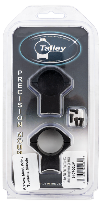 Talley Fierce Scope Ring Set For Remington 700 Medium 30mm Tube 