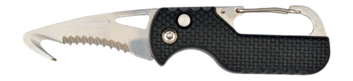 Ruko Spring Assist Folder 1.75" Rescue Knife Black