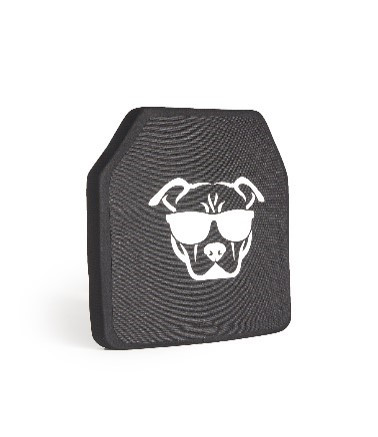 Guard DOG Body Armor Level III 10X12 Uhmwpe Ceramic Plate 3.9Lbs                                     