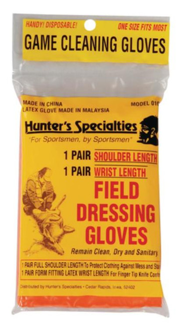 Hunters Specialties Deluxe Field Dressing White Latex Short/Full Length 2 Pack