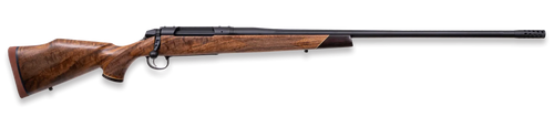 Weatherby 307 Adventure 375 H&H Mag, 3rd, 22" + 2 Fluted Threaded Barrel, Graphite Black, Steel Drilled & Tapped Receiver, Walnut, 3rd